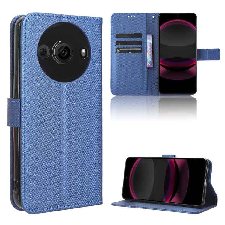 Diamond Texture Leather Phone Case, For Sharp Aquos R8 Pro / Leica Leitz Phone 3, For Sharp Aquos R8, For Sharp Mamorino6