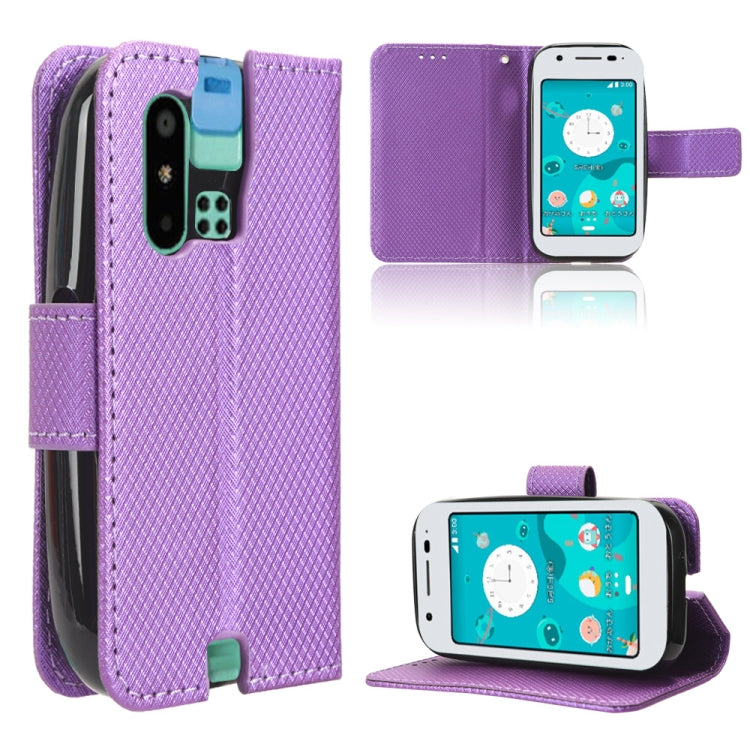 Diamond Texture Leather Phone Case, For Sharp Aquos R8 Pro / Leica Leitz Phone 3, For Sharp Aquos R8, For Sharp Mamorino6