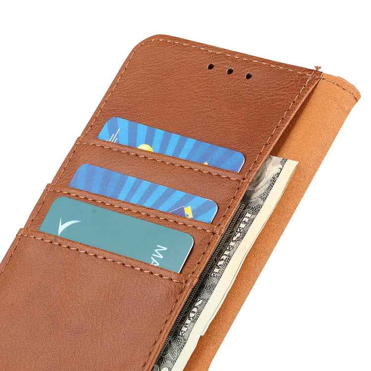 KHAZNEH Cowhide Texture Horizontal Flip Leather Phone Case, For Xiaomi Poco F5 Pro/Redmi K60/K60 Pro