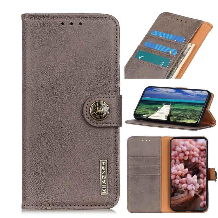 KHAZNEH Cowhide Texture Horizontal Flip Leather Phone Case, For Xiaomi Poco F5 Pro/Redmi K60/K60 Pro