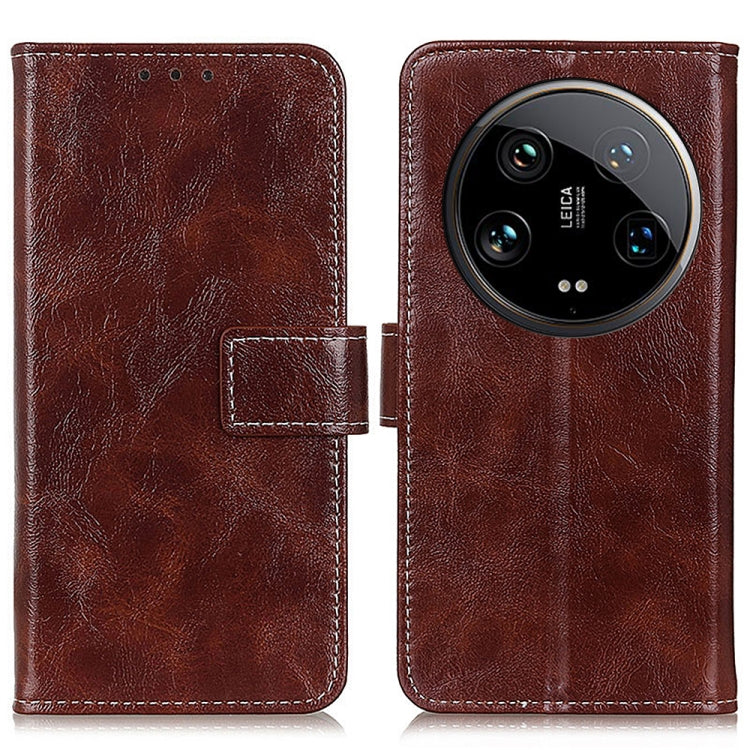 Retro Crazy Horse Texture Leather Phone Case