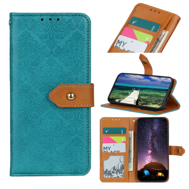 European Floral Embossed Leather Phone Case, For Xiaomi Redmi Note 12S 4G