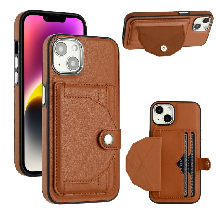 Shockproof Leather Phone Case with Card Holder, For iPhone 13, For iPhone 13 Pro, For iPhone 13 Pro Max, For iPhone 12 / 12 Pro, For iPhone 12 Pro Max, For iPhone 11, For iPhone 11 Pro, For iPhone 11 Pro Max