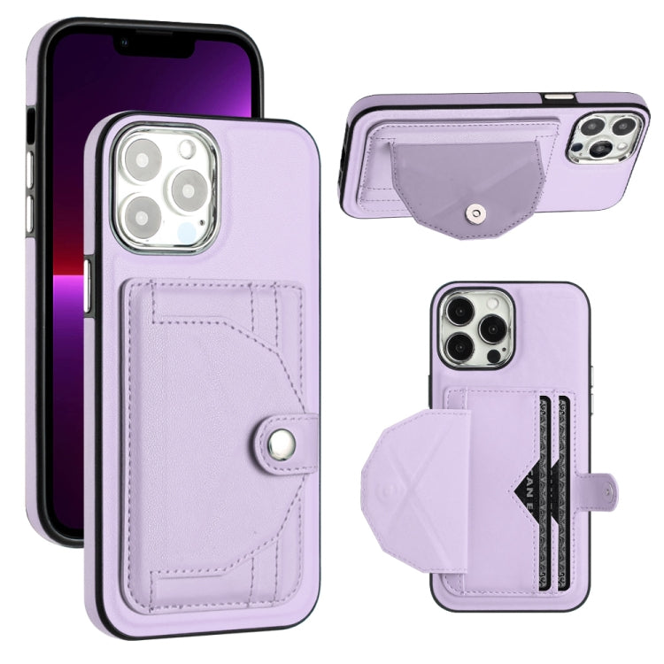Shockproof Leather Phone Case with Card Holder, For iPhone 13, For iPhone 13 Pro, For iPhone 13 Pro Max, For iPhone 12 / 12 Pro, For iPhone 12 Pro Max, For iPhone 11, For iPhone 11 Pro, For iPhone 11 Pro Max