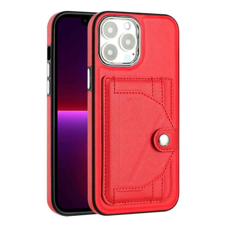 Shockproof Leather Phone Case with Card Holder, For iPhone 15 Pro Max, For iPhone 14, For iPhone 14 Plus, For iPhone 15 Pro, For iPhone 15 Plus, For iPhone 14 Pro, For iPhone 14 Pro Max, For iPhone 15