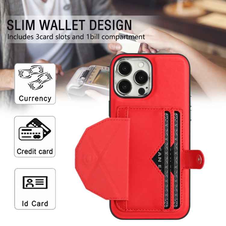 Shockproof Leather Phone Case with Card Holder, For iPhone 15 Pro Max, For iPhone 14, For iPhone 14 Plus, For iPhone 15 Pro, For iPhone 15 Plus, For iPhone 14 Pro, For iPhone 14 Pro Max, For iPhone 15