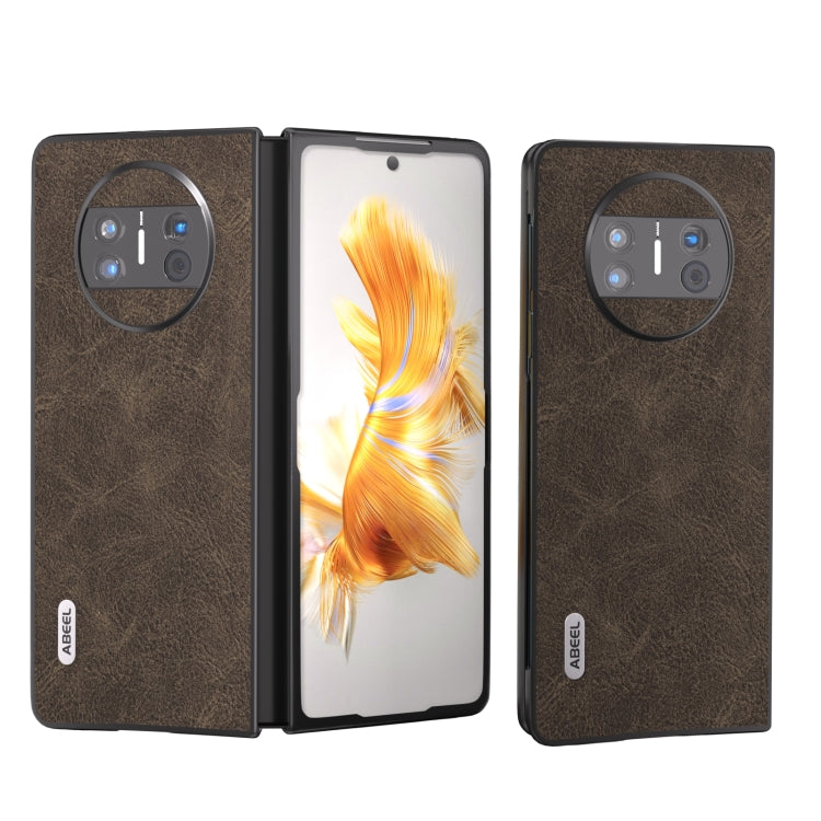 ABEEL Dream Litchi Texture PU Phone Case, For Huawei Mate 60 Pro, For Huawei Mate X5, For Huawei Mate X3, For Huawei P60 Pocket
