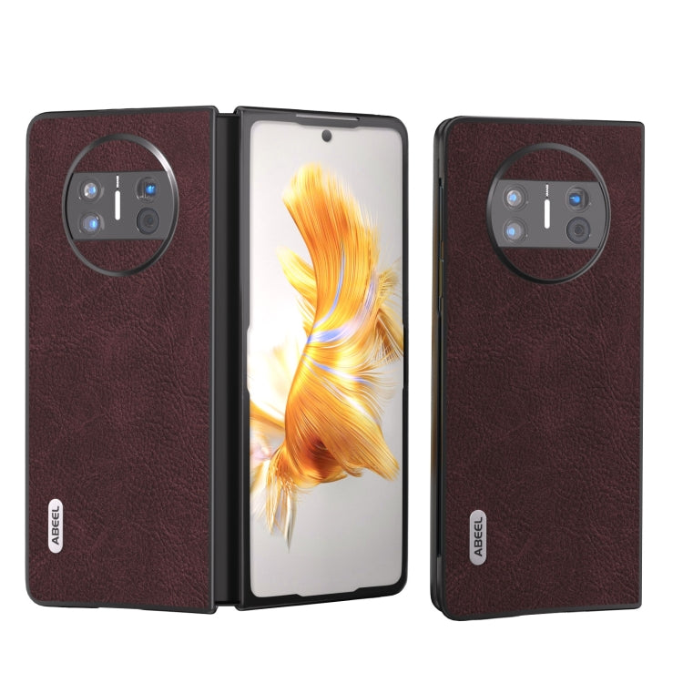 ABEEL Dream Litchi Texture PU Phone Case, For Huawei Mate 60 Pro, For Huawei Mate X5, For Huawei Mate X3, For Huawei P60 Pocket