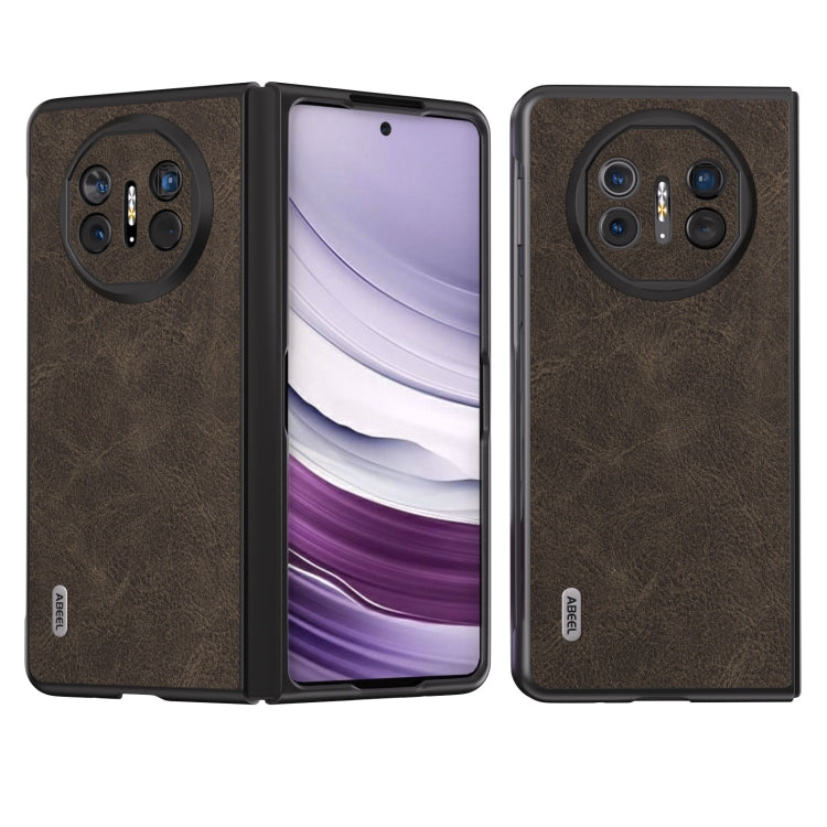 ABEEL Dream Litchi Texture PU Phone Case, For Huawei Mate 60 Pro, For Huawei Mate X5, For Huawei Mate X3, For Huawei P60 Pocket