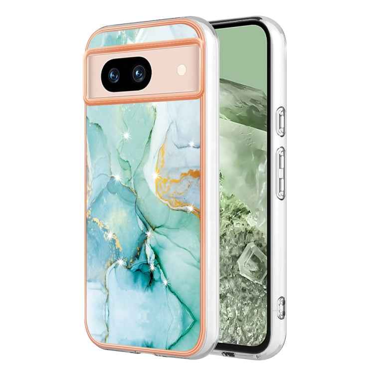 Electroplating Marble Dual-side IMD Phone Case, For Google Pixel 9 Pro XL, For Google Pixel 9 / 9 Pro, For Google Pixel 8a, For Google Pixel 8 Pro, For Google Pixel 8, For Google Pixel 7a
