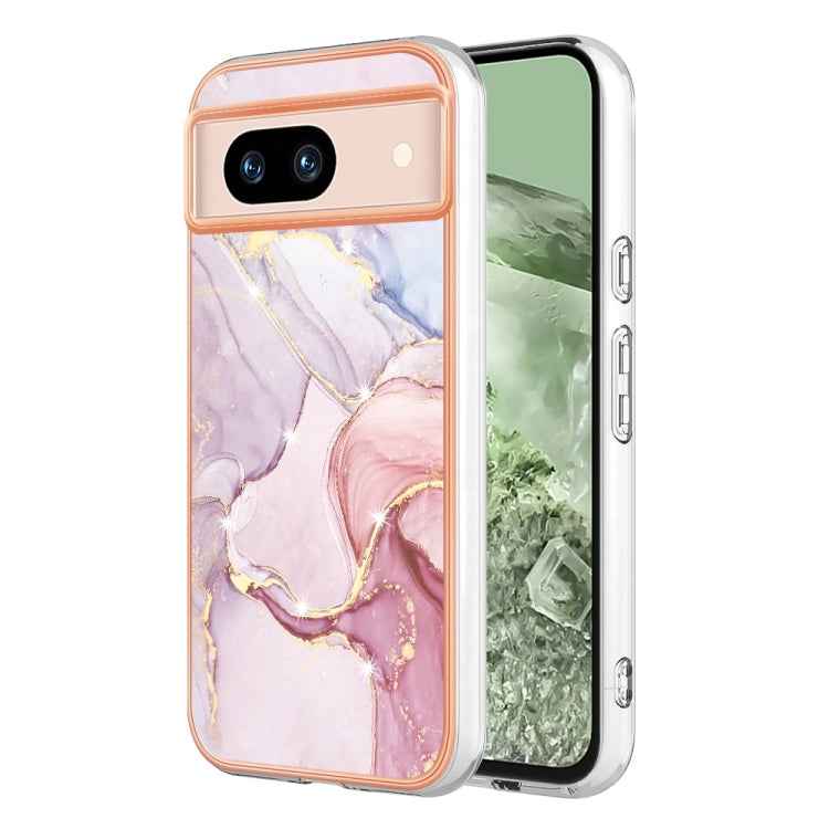 Electroplating Marble Dual-side IMD Phone Case, For Google Pixel 9 Pro XL, For Google Pixel 9 / 9 Pro, For Google Pixel 8a, For Google Pixel 8 Pro, For Google Pixel 8, For Google Pixel 7a