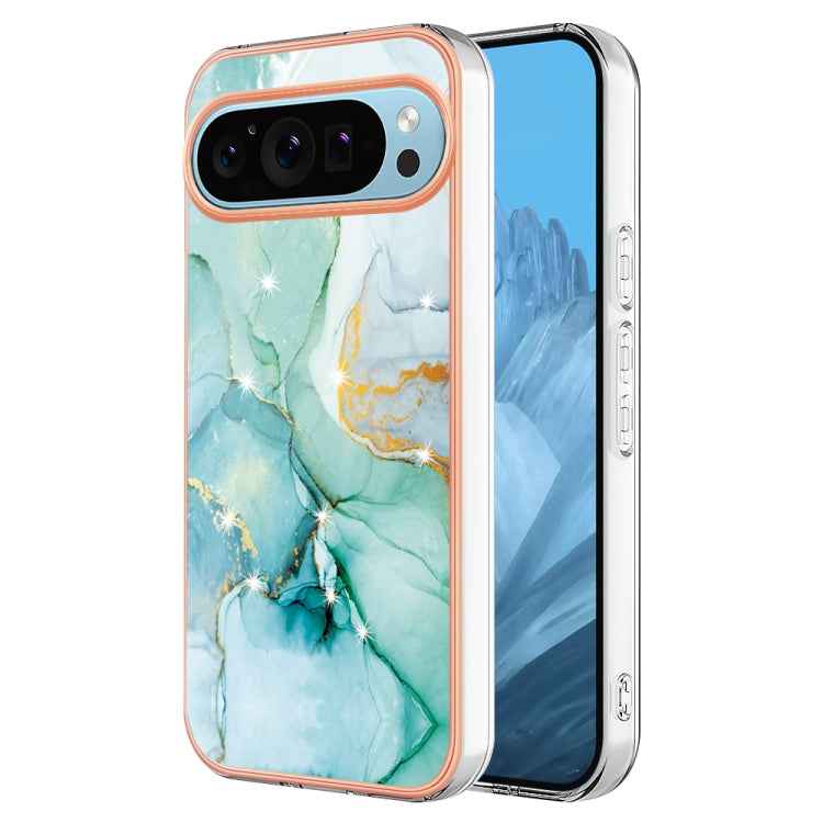 Electroplating Marble Dual-side IMD Phone Case, For Google Pixel 9 Pro XL, For Google Pixel 9 / 9 Pro, For Google Pixel 8a, For Google Pixel 8 Pro, For Google Pixel 8, For Google Pixel 7a