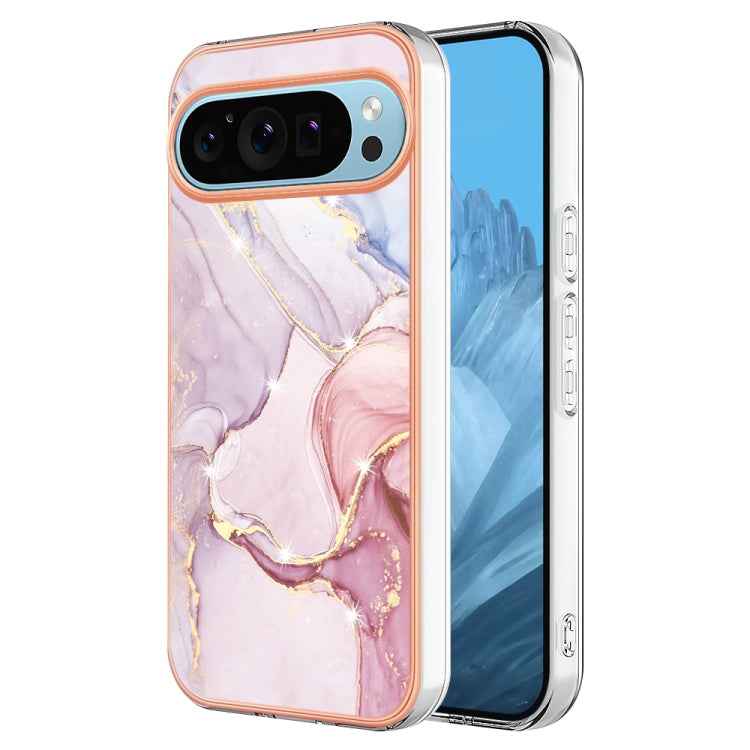 Electroplating Marble Dual-side IMD Phone Case, For Google Pixel 9 Pro XL, For Google Pixel 9 / 9 Pro, For Google Pixel 8a, For Google Pixel 8 Pro, For Google Pixel 8, For Google Pixel 7a