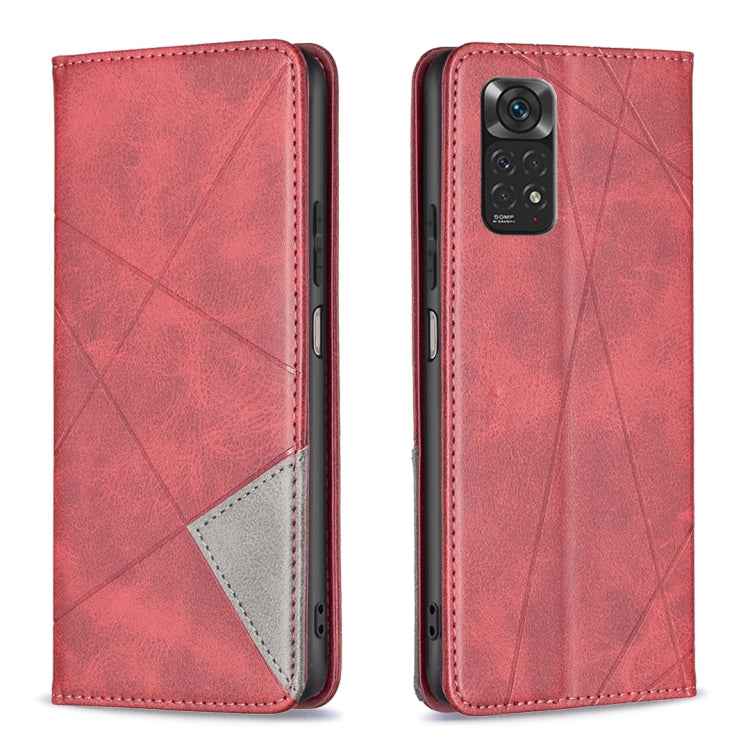 Rhombus Texture Magnetic Leather Phone Case, For Xiaomi Redmi Note 13 Pro+ 5G, For Xiaomi Redmi Note 13 Pro 5G, For Xiaomi 13T / 13T Pro / Redmi K60 Ultra, For Xiaomi Redmi K70 / K70 Pro, For Xiaomi Redmi 12 4G, For Xiaomi Poco F5 5G / Redmi Note 12 Tu...