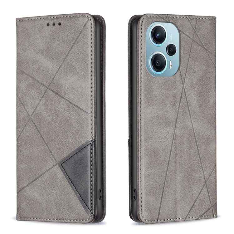 Rhombus Texture Magnetic Leather Phone Case, For Xiaomi Redmi Note 13 Pro+ 5G, For Xiaomi Redmi Note 13 Pro 5G, For Xiaomi 13T / 13T Pro / Redmi K60 Ultra, For Xiaomi Redmi K70 / K70 Pro, For Xiaomi Redmi 12 4G, For Xiaomi Poco F5 5G / Redmi Note 12 Tu...