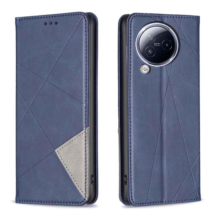 Rhombus Texture Magnetic Leather Phone Case, For Xiaomi Redmi Note 13 Pro+ 5G, For Xiaomi Redmi Note 13 Pro 5G, For Xiaomi 13T / 13T Pro / Redmi K60 Ultra, For Xiaomi Redmi K70 / K70 Pro, For Xiaomi Redmi 12 4G, For Xiaomi Poco F5 5G / Redmi Note 12 Tu...