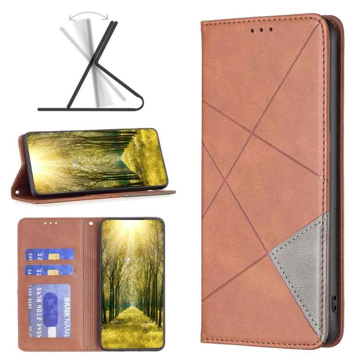 Rhombus Texture Magnetic Leather Phone Case, For Xiaomi Redmi Note 13 Pro+ 5G, For Xiaomi Redmi Note 13 Pro 5G, For Xiaomi 13T / 13T Pro / Redmi K60 Ultra, For Xiaomi Redmi K70 / K70 Pro, For Xiaomi Redmi 12 4G, For Xiaomi Poco F5 5G / Redmi Note 12 Tu...