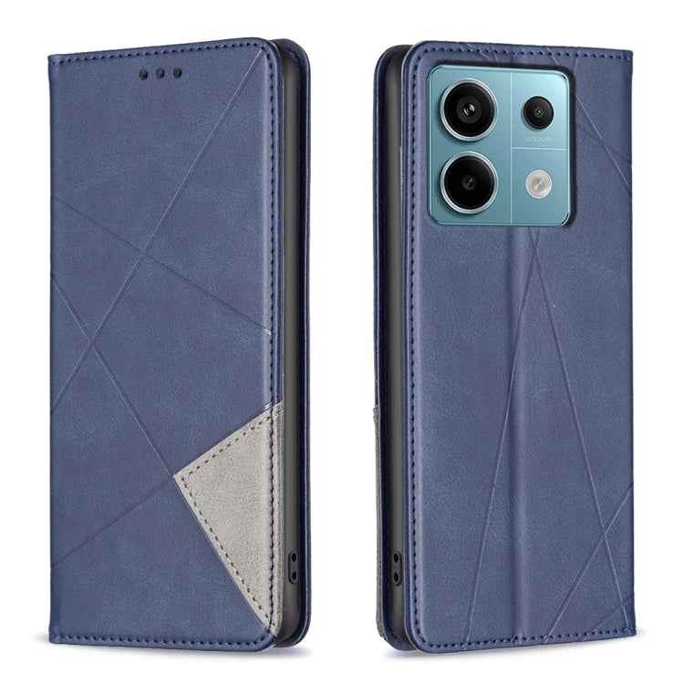 Rhombus Texture Magnetic Leather Phone Case, For Xiaomi Redmi Note 13 Pro+ 5G, For Xiaomi Redmi Note 13 Pro 5G, For Xiaomi 13T / 13T Pro / Redmi K60 Ultra, For Xiaomi Redmi K70 / K70 Pro, For Xiaomi Redmi 12 4G, For Xiaomi Poco F5 5G / Redmi Note 12 Tu...