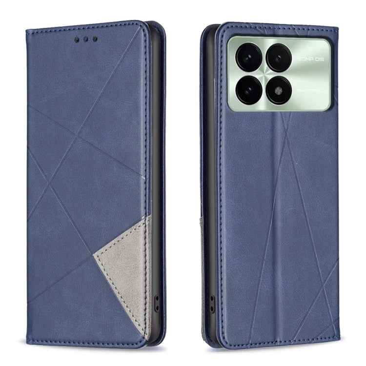 Rhombus Texture Magnetic Leather Phone Case, For Xiaomi Redmi Note 13 Pro+ 5G, For Xiaomi Redmi Note 13 Pro 5G, For Xiaomi 13T / 13T Pro / Redmi K60 Ultra, For Xiaomi Redmi K70 / K70 Pro, For Xiaomi Redmi 12 4G, For Xiaomi Poco F5 5G / Redmi Note 12 Tu...