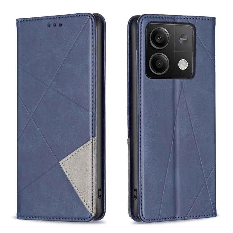 Rhombus Texture Magnetic Leather Phone Case, For Xiaomi Poco M6 4G / Redmi 13 4G, For Xiaomi Redmi Note 13 Pro 4G Global, For Xiaomi Poco M6 Pro 4G, For Xiaomi Redmi A3, For Xiaomi Redmi Note 13 4G Global, For Xiaomi Redmi K70E, For Xiaomi Redmi Note 1...