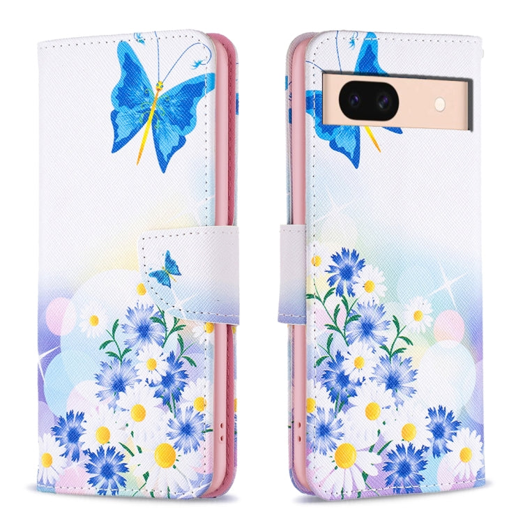 Colored Drawing Pattern Leather Phone Case, For Google Pixel 8, For Google Pixel 8 Pro, For Google Pixel 8A