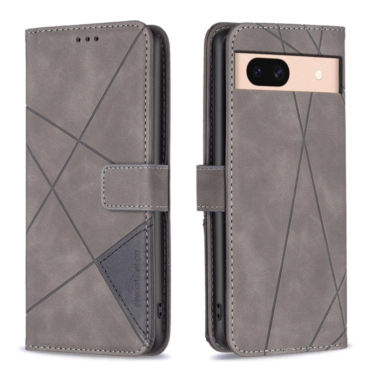Magnetic Buckle Rhombus Texture Leather Phone Case, For Google Pixel 10a, For Google Pixel 9A, For Google Pixel 9 Pro, For Google Pixel 9, For Google Pixel 8a, For Google Pixel 8 Pro, For Google Pixel 8