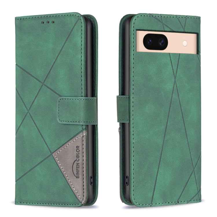 Magnetic Buckle Rhombus Texture Leather Phone Case, For Google Pixel 10a, For Google Pixel 9A, For Google Pixel 9 Pro, For Google Pixel 9, For Google Pixel 8a, For Google Pixel 8 Pro, For Google Pixel 8