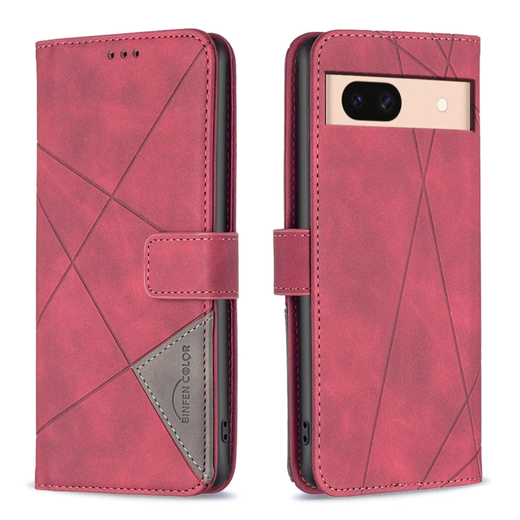 Magnetic Buckle Rhombus Texture Leather Phone Case, For Google Pixel 11 / 11 Pro, For Google Pixel 10a, For Google Pixel 9A, For Google Pixel 9 Pro, For Google Pixel 9, For Google Pixel 8a, For Google Pixel 8 Pro, For Google Pixel 8