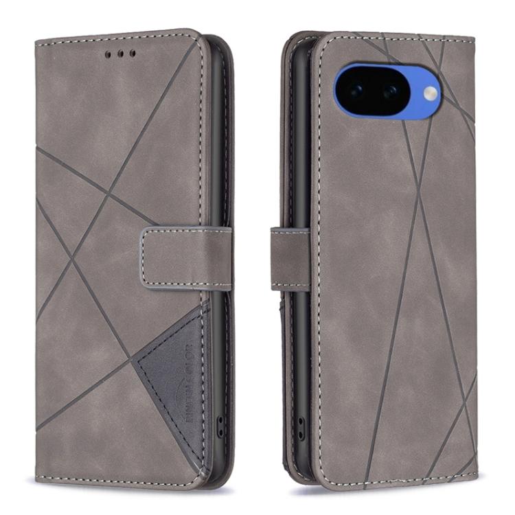 Magnetic Buckle Rhombus Texture Leather Phone Case, For Google Pixel 10a, For Google Pixel 9A, For Google Pixel 9 Pro, For Google Pixel 9, For Google Pixel 8a, For Google Pixel 8 Pro, For Google Pixel 8