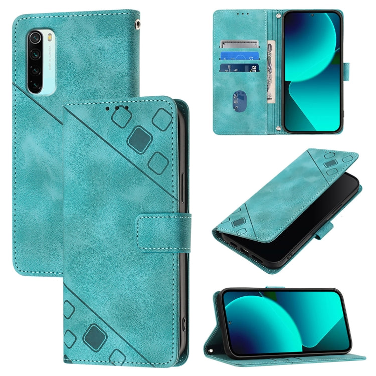 Skin Feel Embossed Leather Phone Case