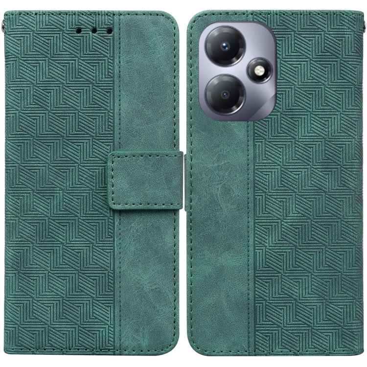 Geometric Embossed Leather Phone Case, For Infinix Note 30i, For Infinix Note 30 Pro, For Infinix Note 30, For Infinix Note 30 VIP, For Infinix Hot 30 Play, For Infinix Hot 30i, For Infinix Hot 30, For Infinix Smart 7 African