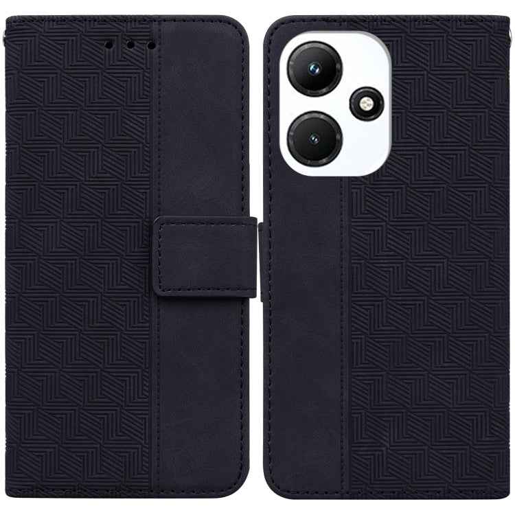 Geometric Embossed Leather Phone Case, For Infinix Note 30i, For Infinix Note 30 Pro, For Infinix Note 30, For Infinix Note 30 VIP, For Infinix Hot 30 Play, For Infinix Hot 30i, For Infinix Hot 30, For Infinix Smart 7 African