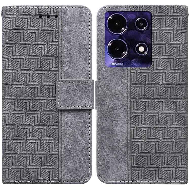 Geometric Embossed Leather Phone Case, For Infinix Note 30i, For Infinix Note 30 Pro, For Infinix Note 30, For Infinix Note 30 VIP, For Infinix Hot 30 Play, For Infinix Hot 30i, For Infinix Hot 30, For Infinix Smart 7 African