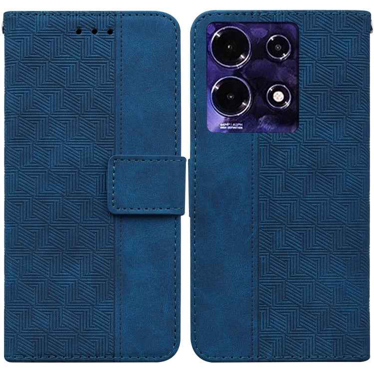 Geometric Embossed Leather Phone Case, For Infinix Note 30i, For Infinix Note 30 Pro, For Infinix Note 30, For Infinix Note 30 VIP, For Infinix Hot 30 Play, For Infinix Hot 30i, For Infinix Hot 30, For Infinix Smart 7 African