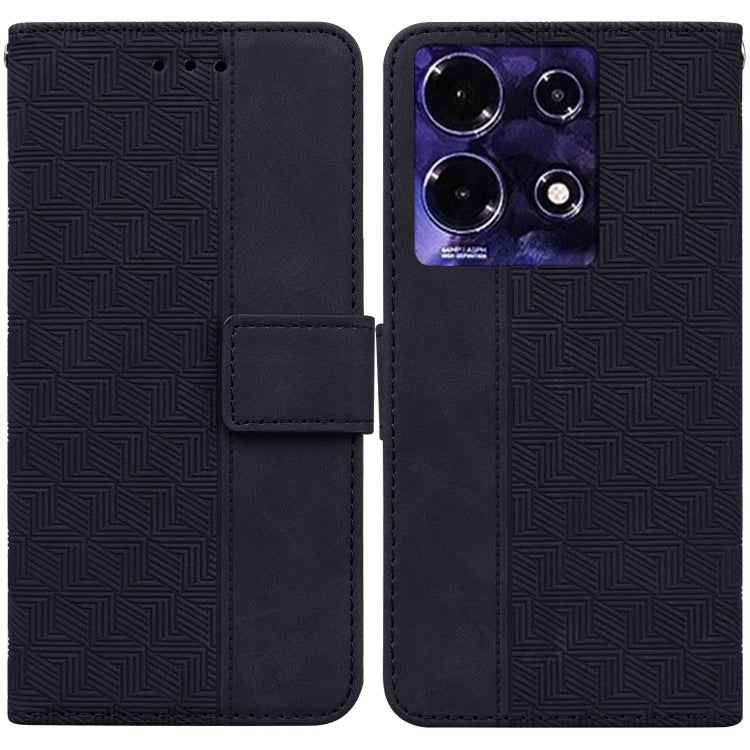 Geometric Embossed Leather Phone Case, For Infinix Note 30i, For Infinix Note 30 Pro, For Infinix Note 30, For Infinix Note 30 VIP, For Infinix Hot 30 Play, For Infinix Hot 30i, For Infinix Hot 30, For Infinix Smart 7 African