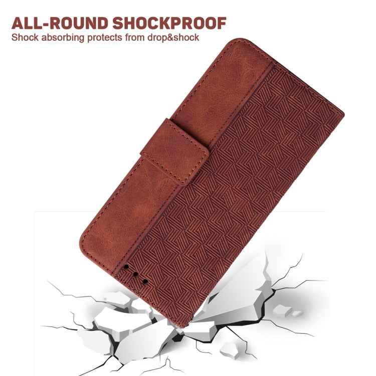 Geometric Embossed Leather Phone Case, For Infinix Note 30i, For Infinix Note 30 Pro, For Infinix Note 30, For Infinix Note 30 VIP, For Infinix Hot 30 Play, For Infinix Hot 30i, For Infinix Hot 30, For Infinix Smart 7 African