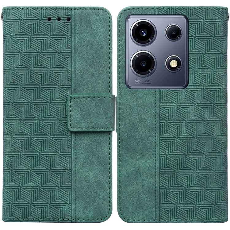 Geometric Embossed Leather Phone Case, For Infinix Note 30i, For Infinix Note 30 Pro, For Infinix Note 30, For Infinix Note 30 VIP, For Infinix Hot 30 Play, For Infinix Hot 30i, For Infinix Hot 30, For Infinix Smart 7 African