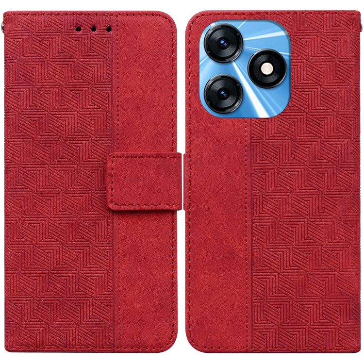 Geometric Embossed Leather Phone Case, For Tecno Camon 20 Pro 5G, For Tecno Pova 5, For Tecno Spark 10 5G, For Tecno Spark 10 Pro, For Tecno Spark 10 / Spark 10C