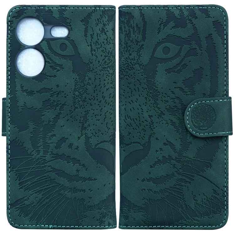 Tiger Embossing Pattern Flip Leather Phone Case, For Tecno Camon 20 Pro 5G, For Tecno Pova 5, For Tecno Spark 10 5G, For Tecno Spark 10 Pro, For Tecno Spark 10 / Spark 10C