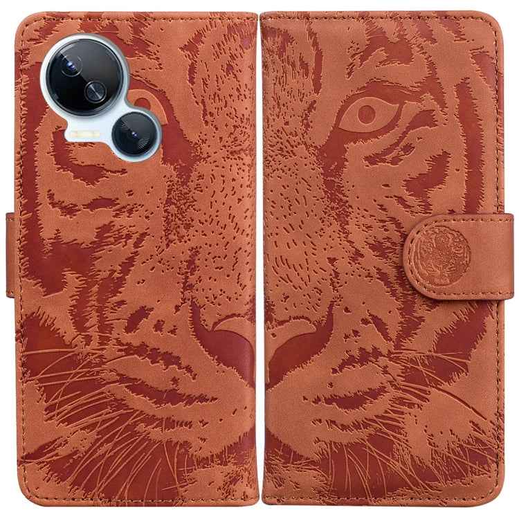 Tiger Embossing Pattern Flip Leather Phone Case, For Tecno Camon 20 Pro 5G, For Tecno Pova 5, For Tecno Spark 10 5G, For Tecno Spark 10 Pro, For Tecno Spark 10 / Spark 10C