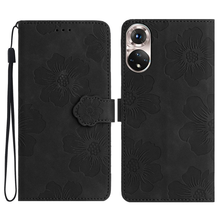 Flower Embossing Pattern Leather Phone Case, For Honor 90 Pro, For Honor 90, For Honor 70, For Honor X7 / Play 30 Plus, For Honor X8 / X30i, For Honor 50 Lite, For Honor 50