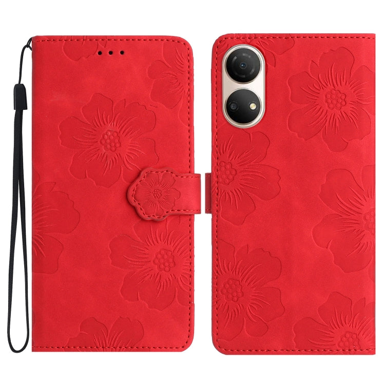 Flower Embossing Pattern Leather Phone Case, For Honor 90 Pro, For Honor 90, For Honor 70, For Honor X7 / Play 30 Plus, For Honor X8 / X30i, For Honor 50 Lite, For Honor 50