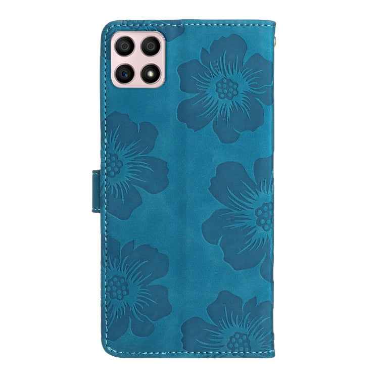 Flower Embossing Pattern Leather Phone Case, For Honor X8 / X30i, For Honor 50 Lite, For Honor 50
