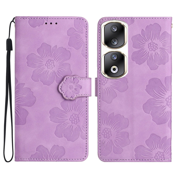 Flower Embossing Pattern Leather Phone Case, For Honor 90 Pro, For Honor 90, For Honor 70, For Honor X7 / Play 30 Plus, For Honor X8 / X30i, For Honor 50 Lite, For Honor 50
