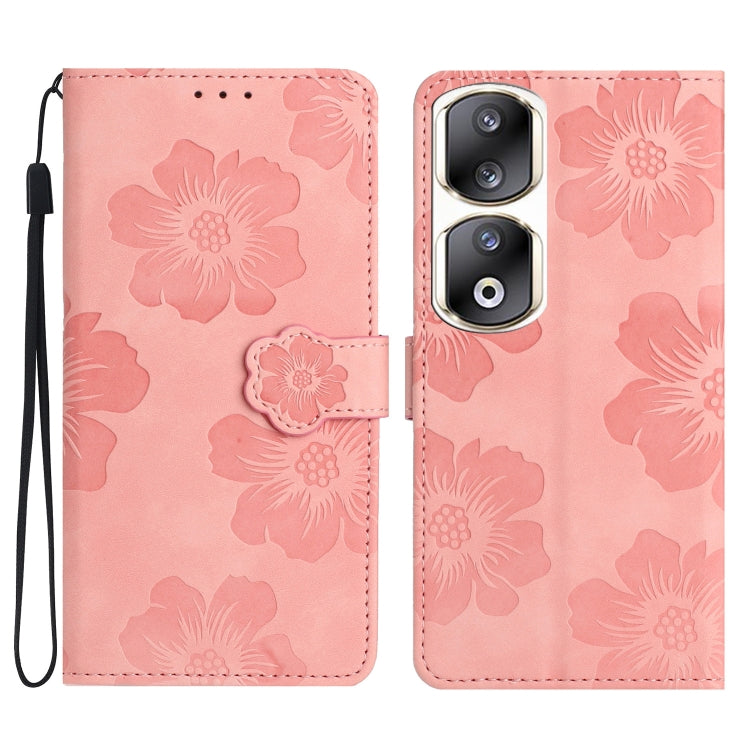 Flower Embossing Pattern Leather Phone Case, For Honor 90 Pro, For Honor 90, For Honor 70, For Honor X7 / Play 30 Plus, For Honor X8 / X30i, For Honor 50 Lite, For Honor 50