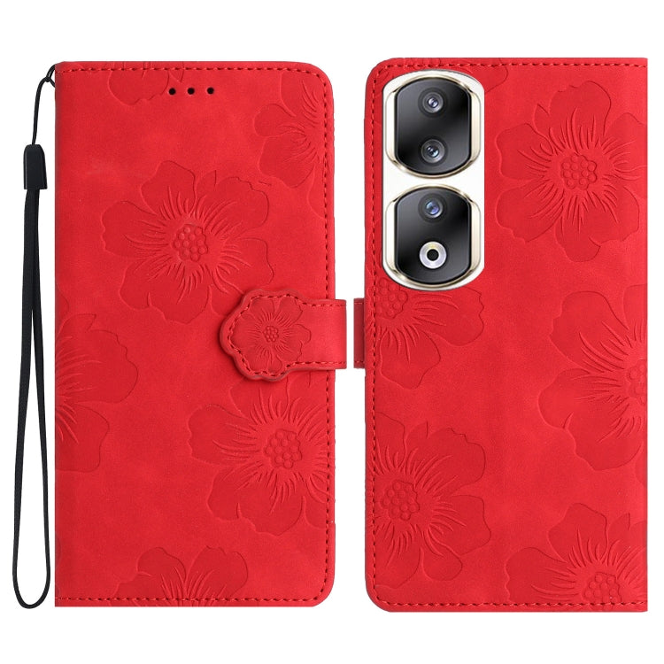 Flower Embossing Pattern Leather Phone Case, For Honor 90 Pro, For Honor 90, For Honor 70, For Honor X7 / Play 30 Plus, For Honor X8 / X30i, For Honor 50 Lite, For Honor 50