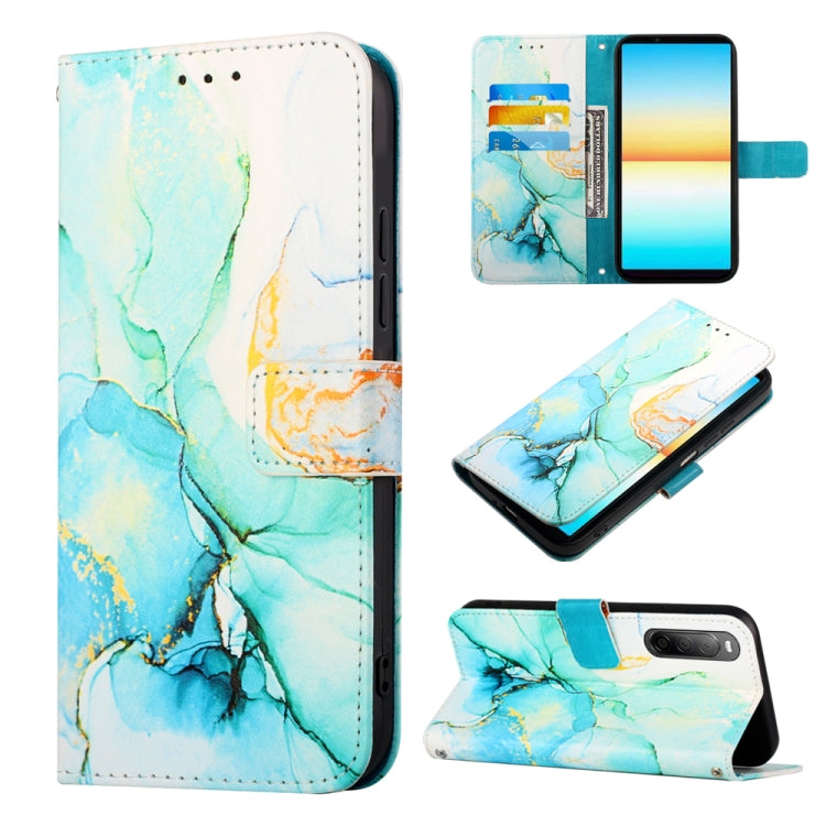 PT003 Marble Pattern Flip Leather Phone Case, For Sony Xperia 1 VIII, For Sony Xperia 10 VI, For Sony Xperia 1 VI, For Sony Xperia 5 VI, For Sony Xperia 5 V, For Sony Xperia 1 V, For Sony Xperia 10 V, For Sony Xperia 10 IV