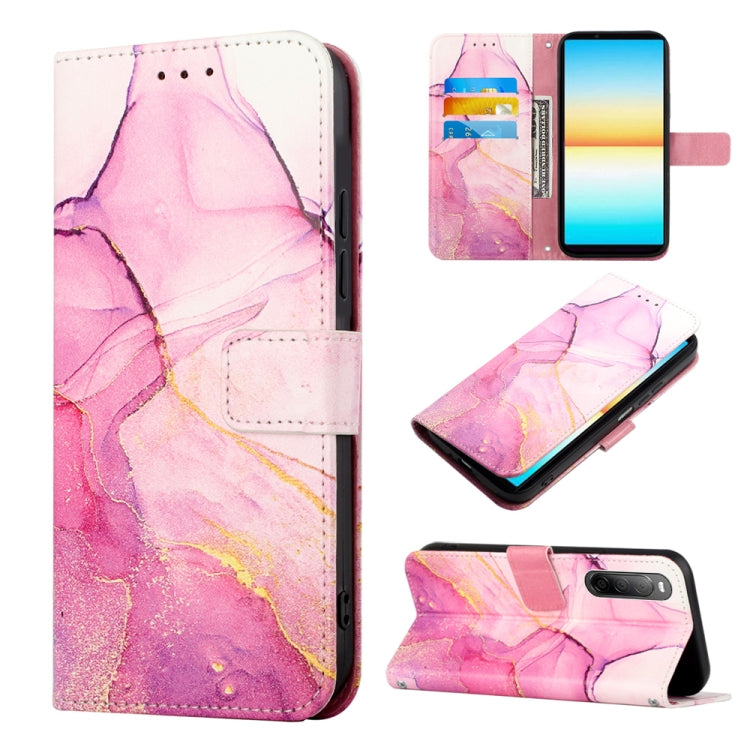 PT003 Marble Pattern Flip Leather Phone Case, For Sony Xperia 1 VIII, For Sony Xperia 10 VI, For Sony Xperia 1 VI, For Sony Xperia 5 VI, For Sony Xperia 5 V, For Sony Xperia 1 V, For Sony Xperia 10 V, For Sony Xperia 10 IV