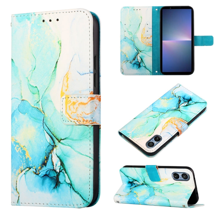 PT003 Marble Pattern Flip Leather Phone Case, For Sony Xperia 1 VIII, For Sony Xperia 10 VI, For Sony Xperia 1 VI, For Sony Xperia 5 VI, For Sony Xperia 5 V, For Sony Xperia 1 V, For Sony Xperia 10 V, For Sony Xperia 10 IV