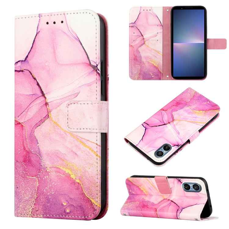 PT003 Marble Pattern Flip Leather Phone Case, For Sony Xperia 10 VI, For Sony Xperia 1 VI, For Sony Xperia 5 VI, For Sony Xperia 5 V, For Sony Xperia 1 V, For Sony Xperia 10 V, For Sony Xperia 10 IV